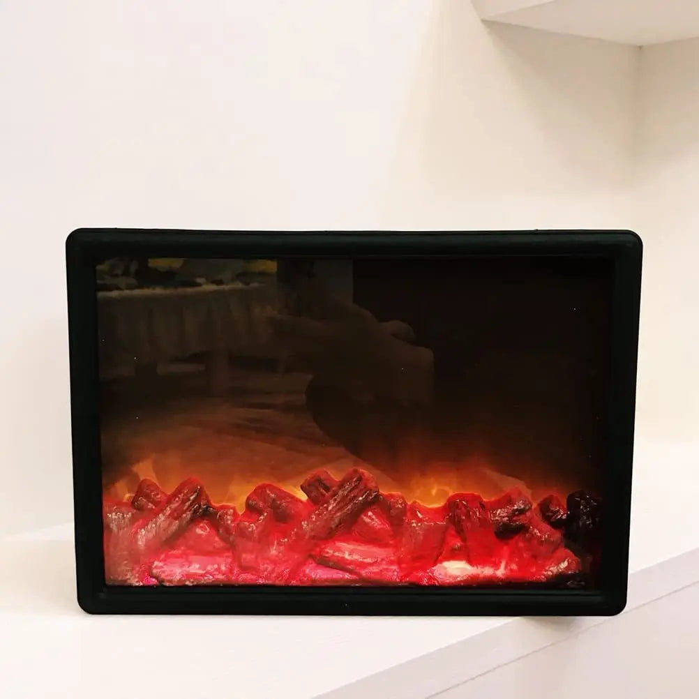 Christmas LED Flame Lamps Simulated Fireplace Light Lamps Flame Effect Light For Outdoor Indoor Table Window Terrace