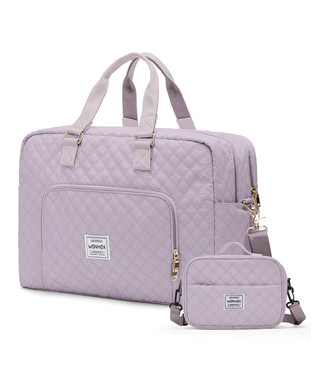 Travel Bag for Woman ,Carry On Foldable Travel Bag,Weekender Overnight Bag,Simple Women's Clothing Backpack Luggage Handbag，blue