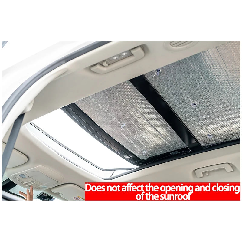 2x Sunroof Sunshade for MG ZS MGZS 2018~2024 2023 2022 2020 Car Sunroof Sunshade Window Sun Shade Stickers Parts Car Sun Visor