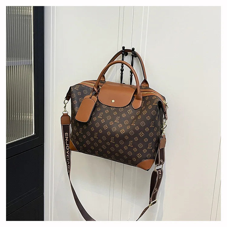 2025 New Large-Capacity Portable Tote Bag — Fashionable, Leisure & Travel-Ready, Versatile Shoulder/Crossbody Bag for Women