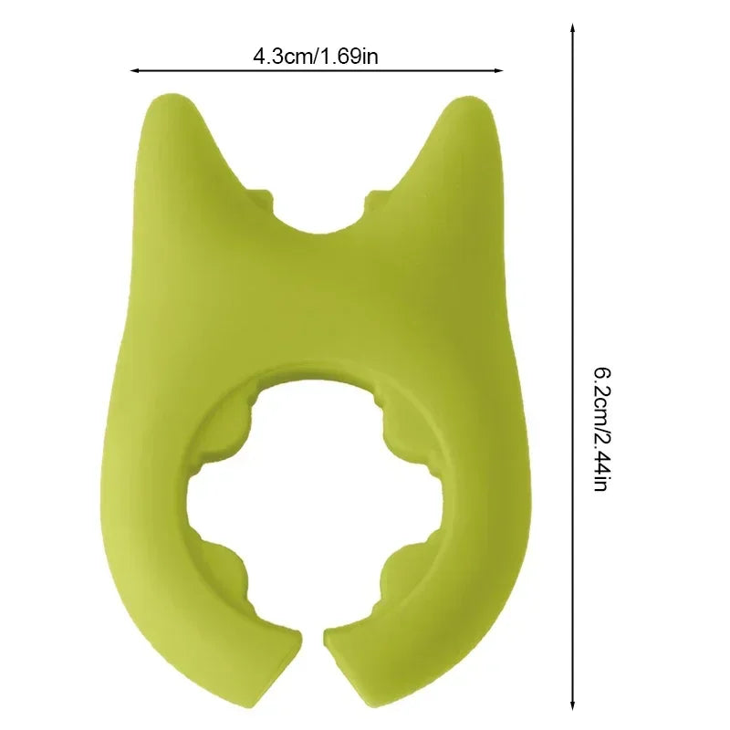 Multifunctional Spatula Holder Anti Scalding and Overflow Silicone Spoon Holder Clip Creative Integrated Devil Cooking Pot Clip
