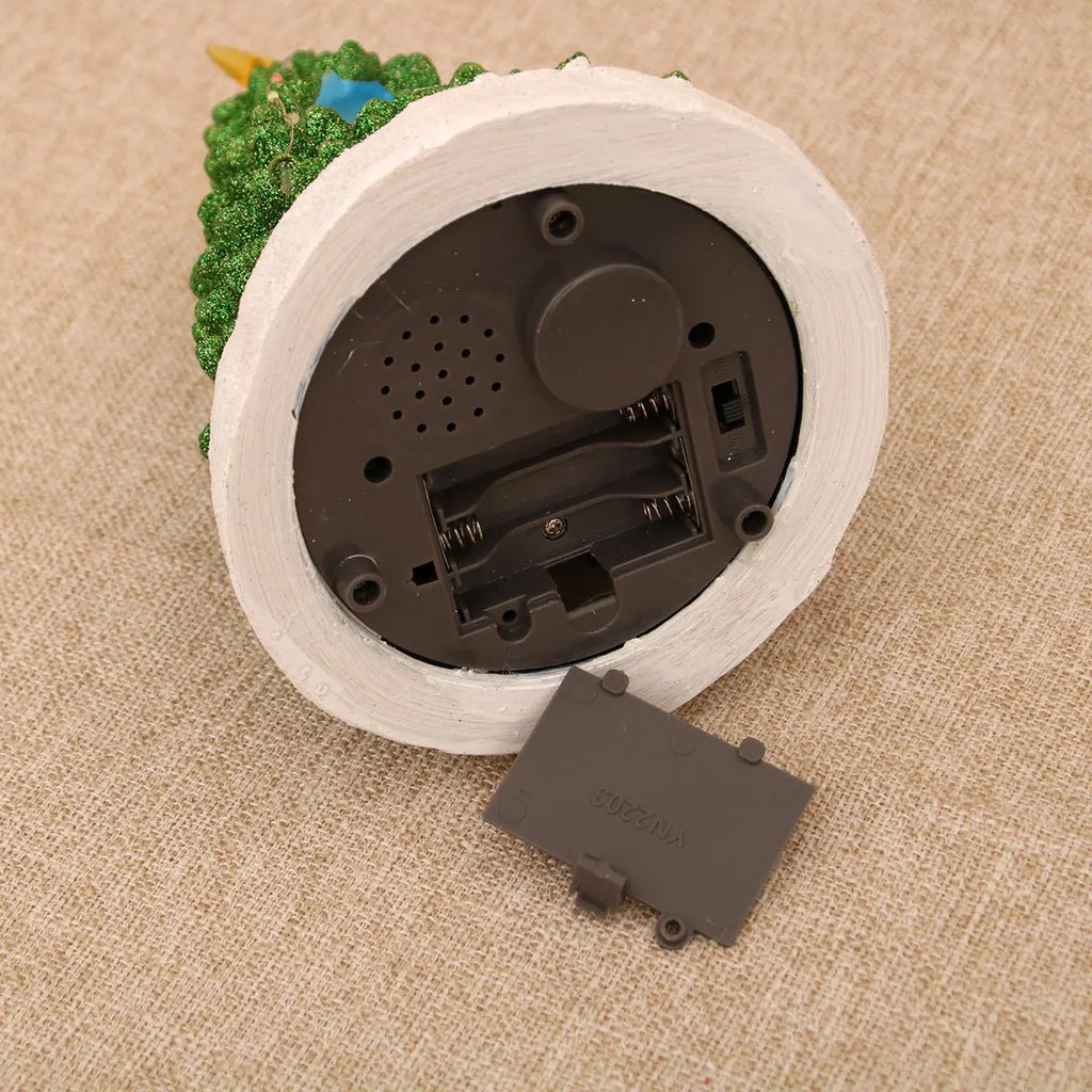 Christmas Music Train LED Music Box Christmas Tree Gingerbread Man Music Box Night Light Xmas New Year Decor Ornament Gifts