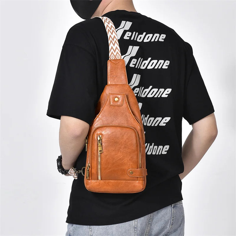 Couple Chest Bag Fashion Versatile Summer Crossbody Bags For Men Women Multi functional Waterproof Breathable Small Backpack