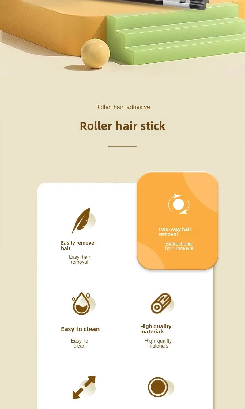 Multifunctional Pet Curler Portable Portable Washable Hair Removal Brush Efficient Household Dog and Cat Roller Hair Stick Tool