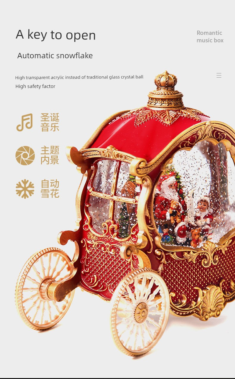 Christmas Tree Decoration Scene Decoration Decoration Elderly Snowflake Desktop Small Night Lamp Kids Gift Decoration Atmosphere