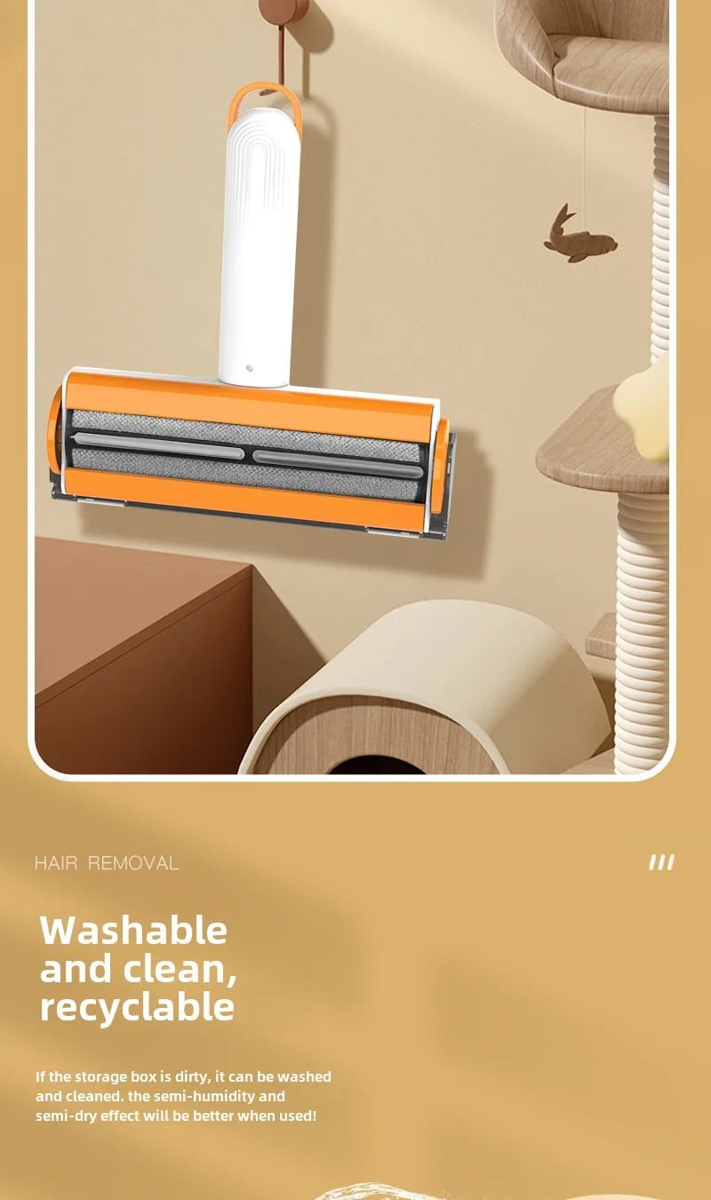 Multifunctional Pet Curler Portable Portable Washable Hair Removal Brush Efficient Household Dog and Cat Roller Hair Stick Tool