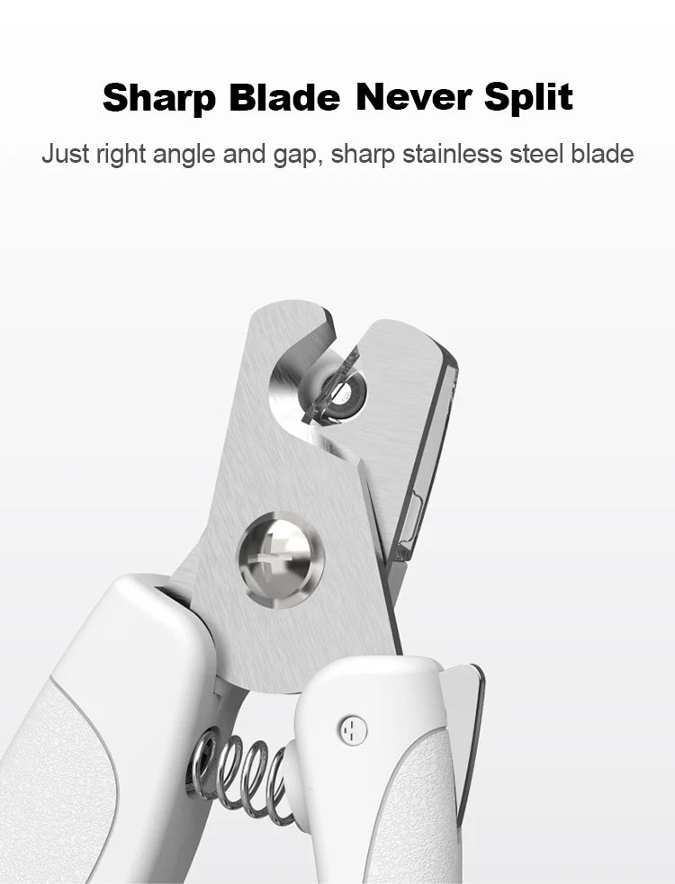 Pet Nail Clipper with LED Light Dog Cat Special Blood Line Scissors Multifunction Nail Trimmer Pet Cleaning Grooming Supplies
