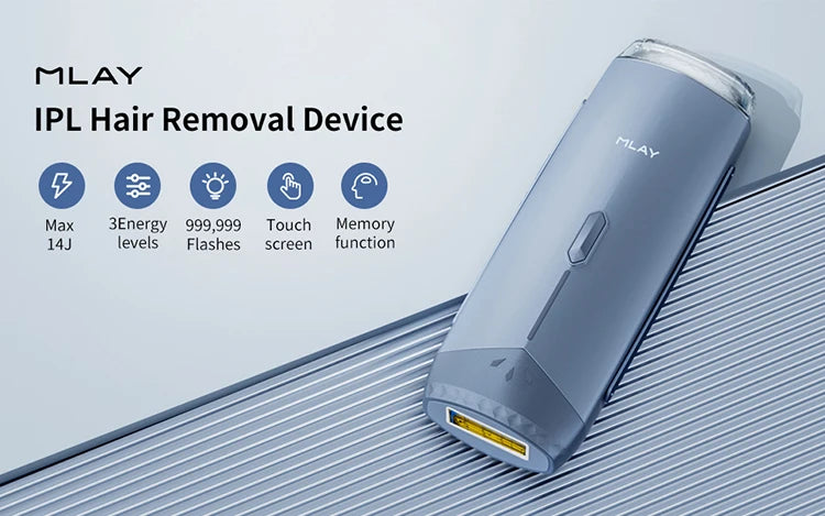 Mlay T18 ICE Cooling Hair Removal Device With Unlimited Shots Permanent IPL Laser Home Use Painless Epilator For Women Men