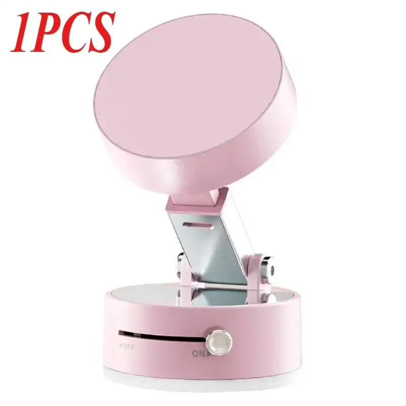 Vacuum Magnetic Suction Cup Folding Swivel Phone Stand 360 Degree Rotation Phone Holder For Iphone Car cell Phone Bracket