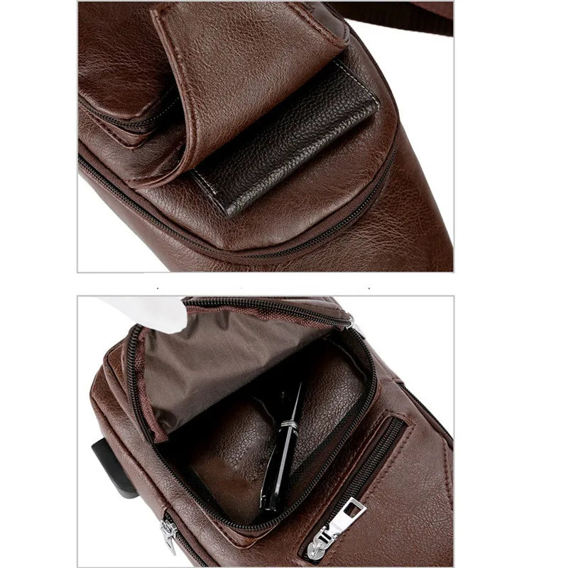 Couple Chest Bag Fashion Versatile Summer Crossbody Bags For Men Women Multi functional Waterproof Breathable Small Backpack