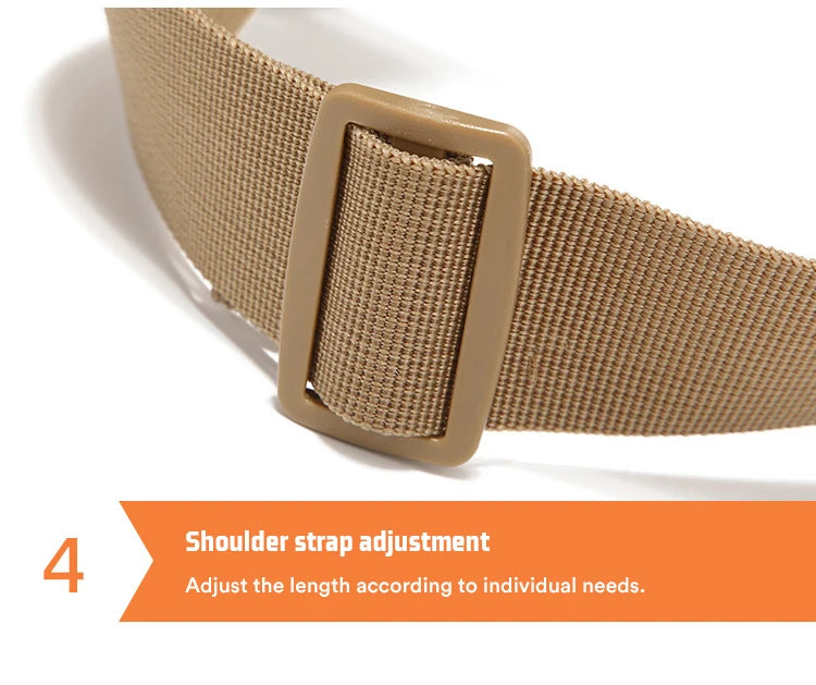 Outdoor Shoulder Chest Bag Concealed Carry Sling Crossbody Convertible Backpack for Hunting Camping