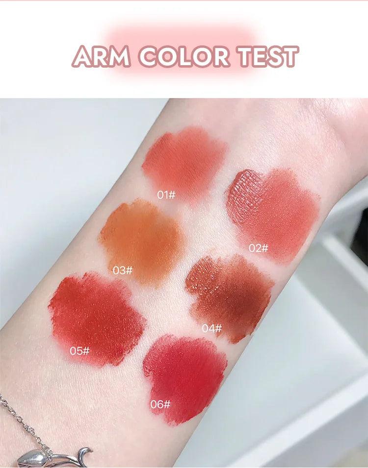 Gege Bear Rabbit Lip Glaze, Matte Velvet Lip Clay