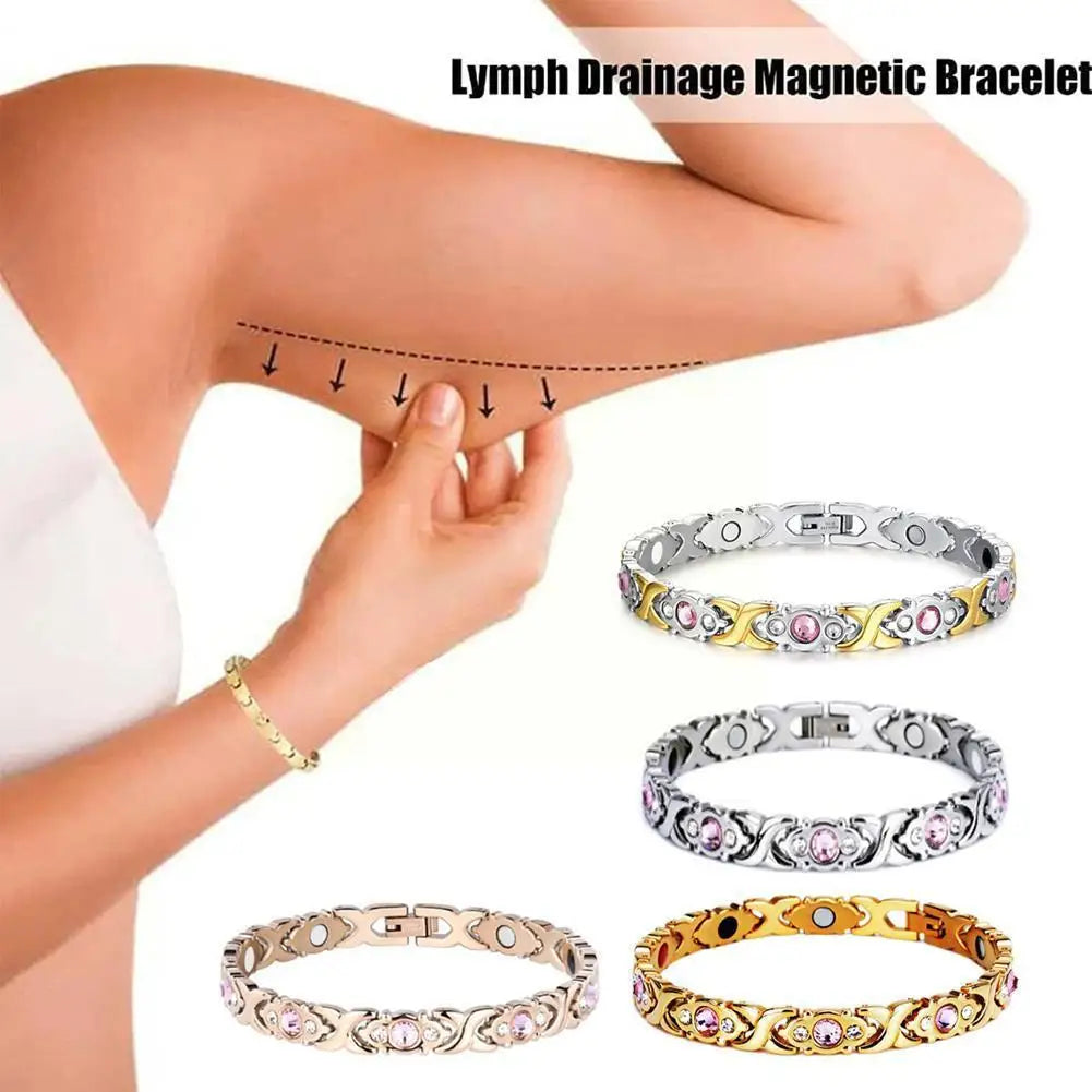 Slimming Energy Magnet Bracelet Men Women Twisted Weight Bracelet Loss Jewelry Sleep Bangle Soothing Therapy Magnetic Healt D2u3