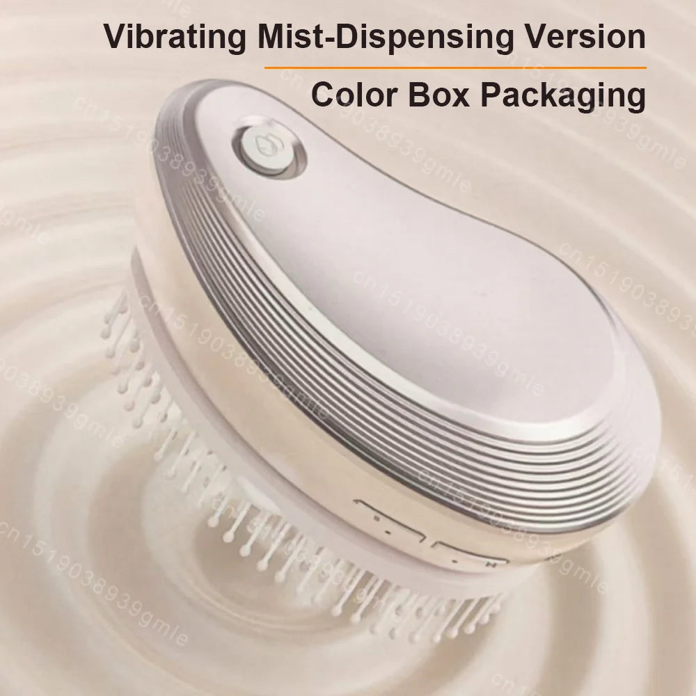 Massage Comb Electric Spray Massager Essential Oil Hair Growth Vibration Atomized Anti Hair Loss Scalp Portable Care Tools