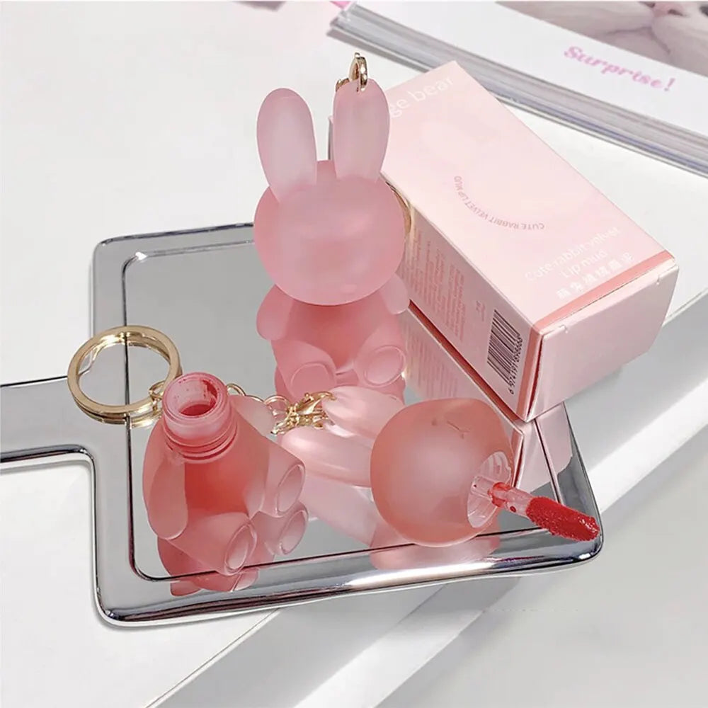 Gege Bear Rabbit Lip Glaze, Matte Velvet Lip Clay