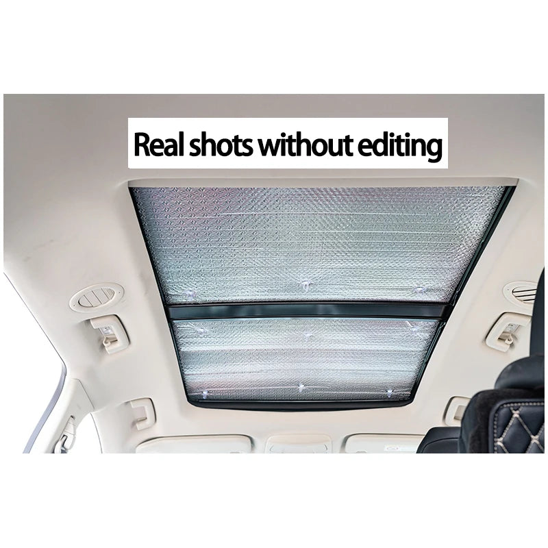 2x Sunroof Sunshade for MG ZS MGZS 2018~2024 2023 2022 2020 Car Sunroof Sunshade Window Sun Shade Stickers Parts Car Sun Visor