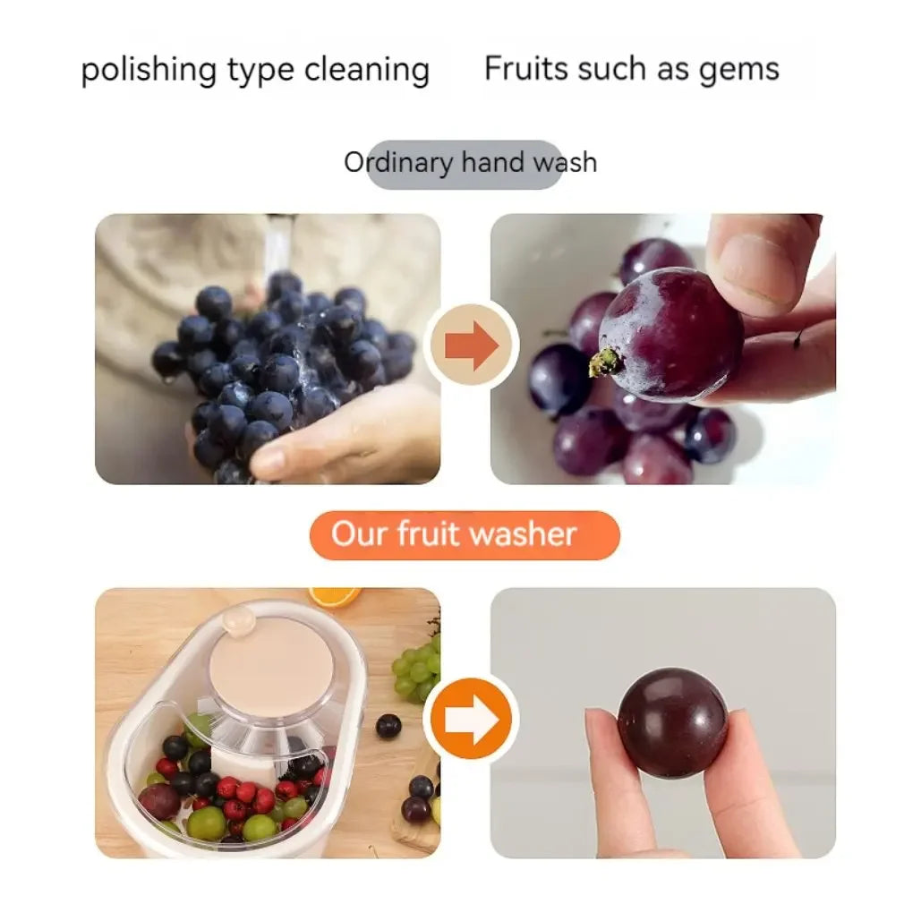 Household Vegetable Fruits Cleaner Sets Manual Water Salad Spinner Fruit Drain Basket Dryer Hand Crank Kitchen Household Gadget