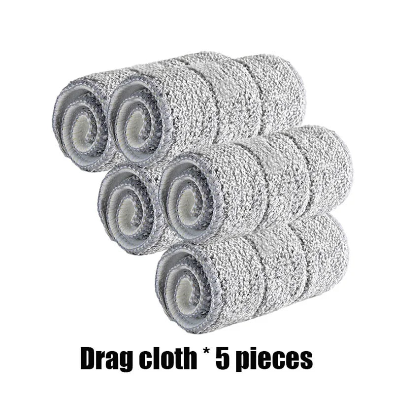 New Set Strong Cleaning Ablity Microfiber Mat Mop 360° Rotation Home Floor Kitchen Cleaning Tools Sleaning Bucket Cleaning Cloth