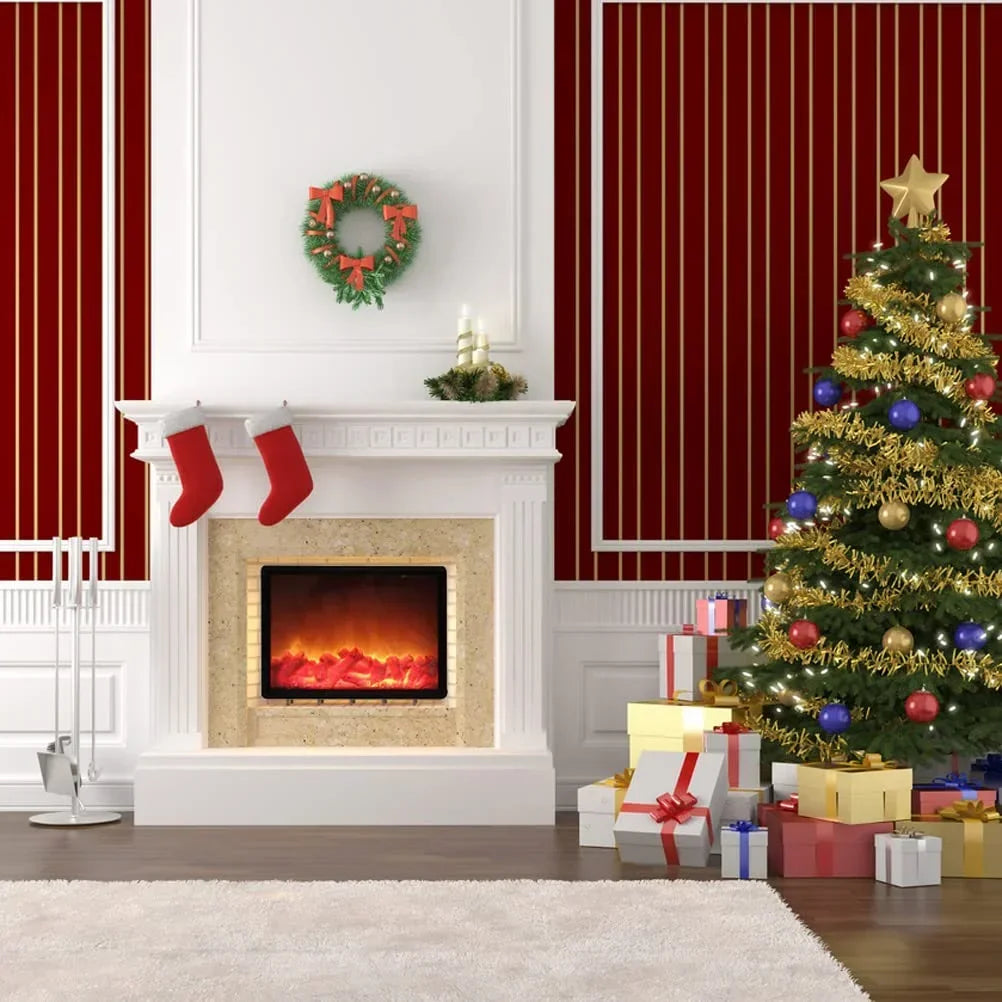 Christmas LED Flame Lamps Simulated Fireplace Light Lamps Flame Effect Light For Outdoor Indoor Table Window Terrace