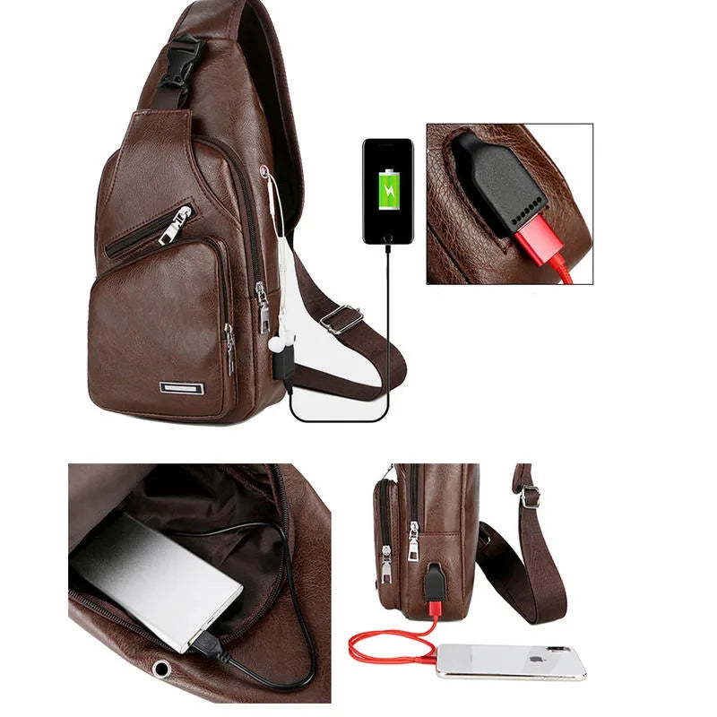 Couple Chest Bag Fashion Versatile Summer Crossbody Bags For Men Women Multi functional Waterproof Breathable Small Backpack
