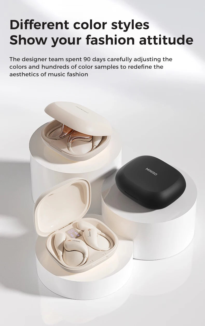 MINISO X33 Earphone Bluetooth 5.4 True Wireless Earbuds Low Latency Headphones Superb Bass HiFi Sport Headset With Mic