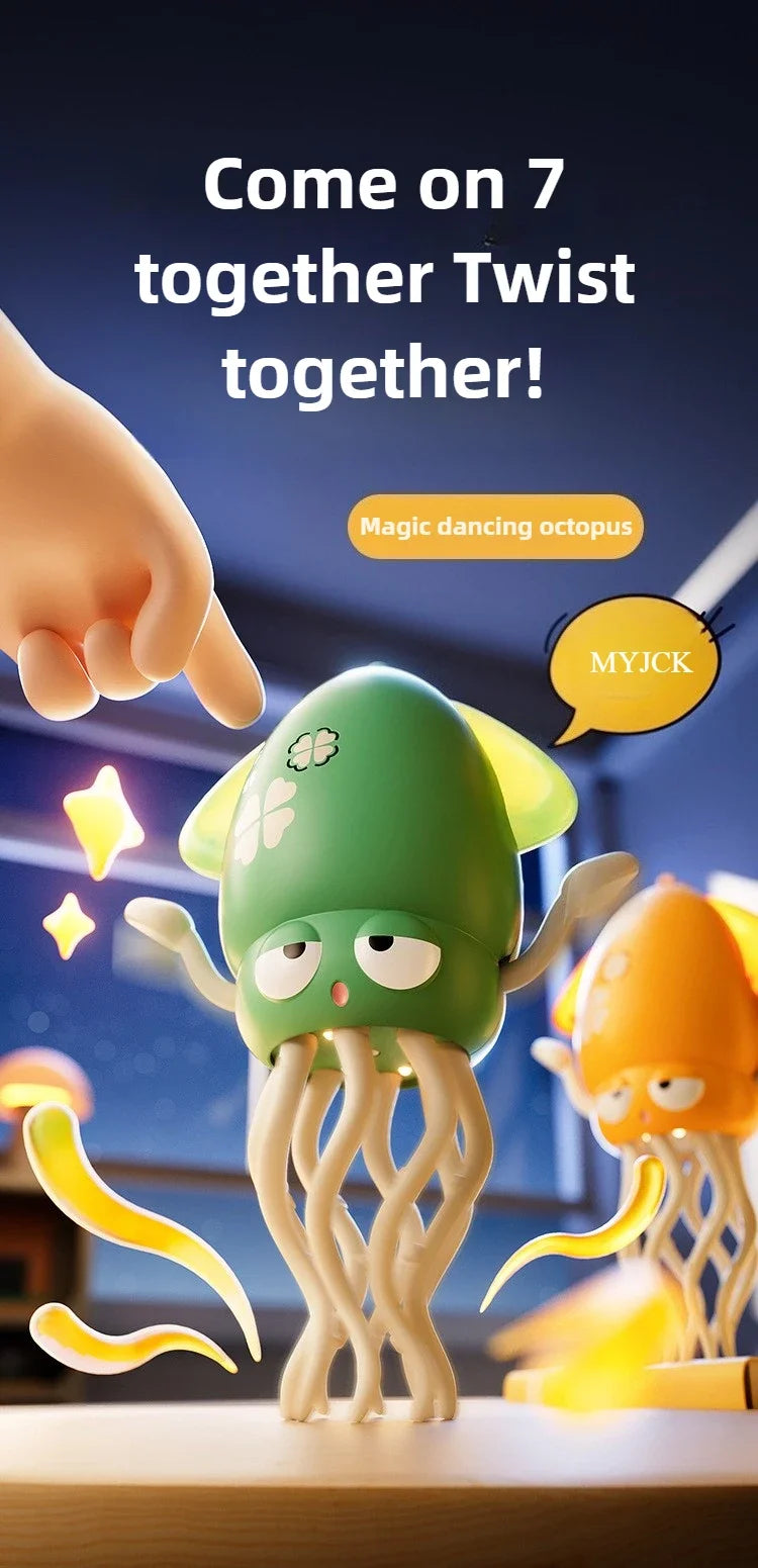Electronic Pet Toys Dancing Octopus Kid Cartoon Interactive Development Moving Education Toddler Toy Gift Creative Kids Gift