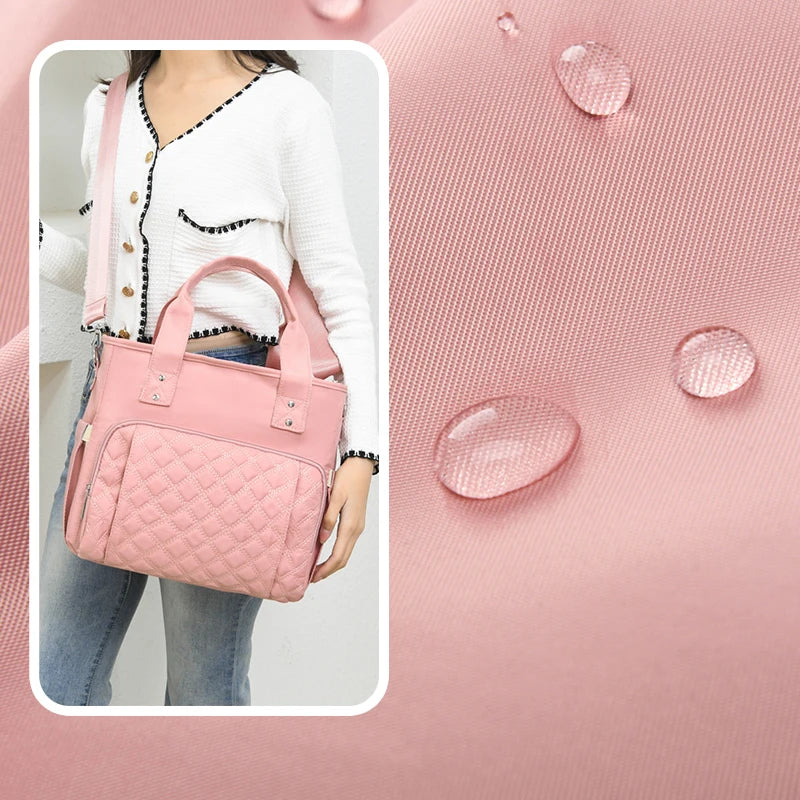 Extra Large Capacity Fashionable Lunch Bag Hot-pressed Waterproof and Leak-proof Storage Bag Travel Bag Picnic Bag Mommy Bag