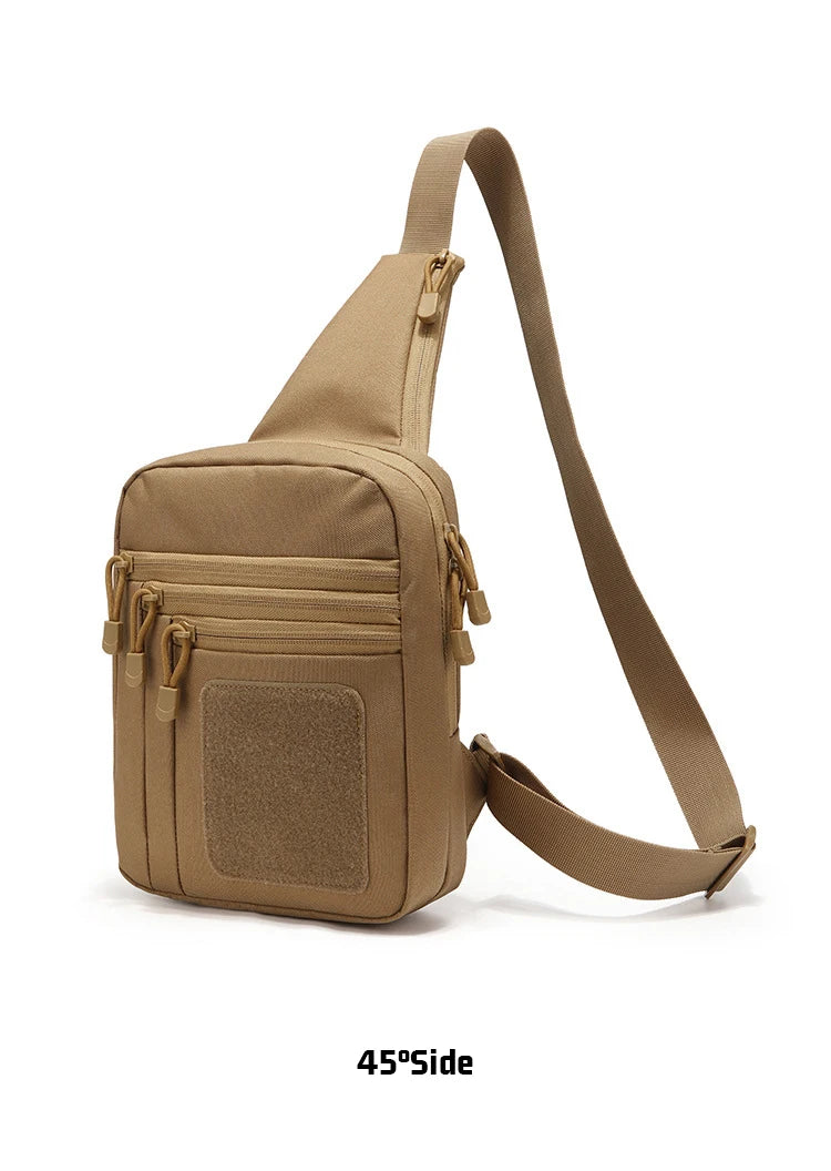 Outdoor Shoulder Chest Bag Concealed Carry Sling Crossbody Convertible Backpack for Hunting Camping