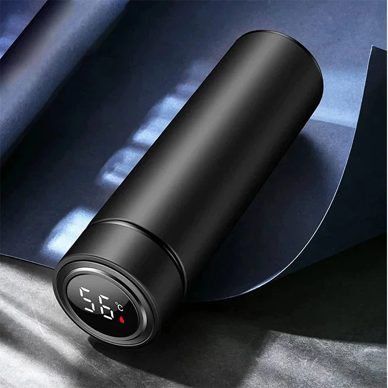 Christmas Gifts Mass Portable Coffee Mugs In-Car Tea Water Thermos Bottle Smart Insulation Cup Temperature Display Vacuum Flasks