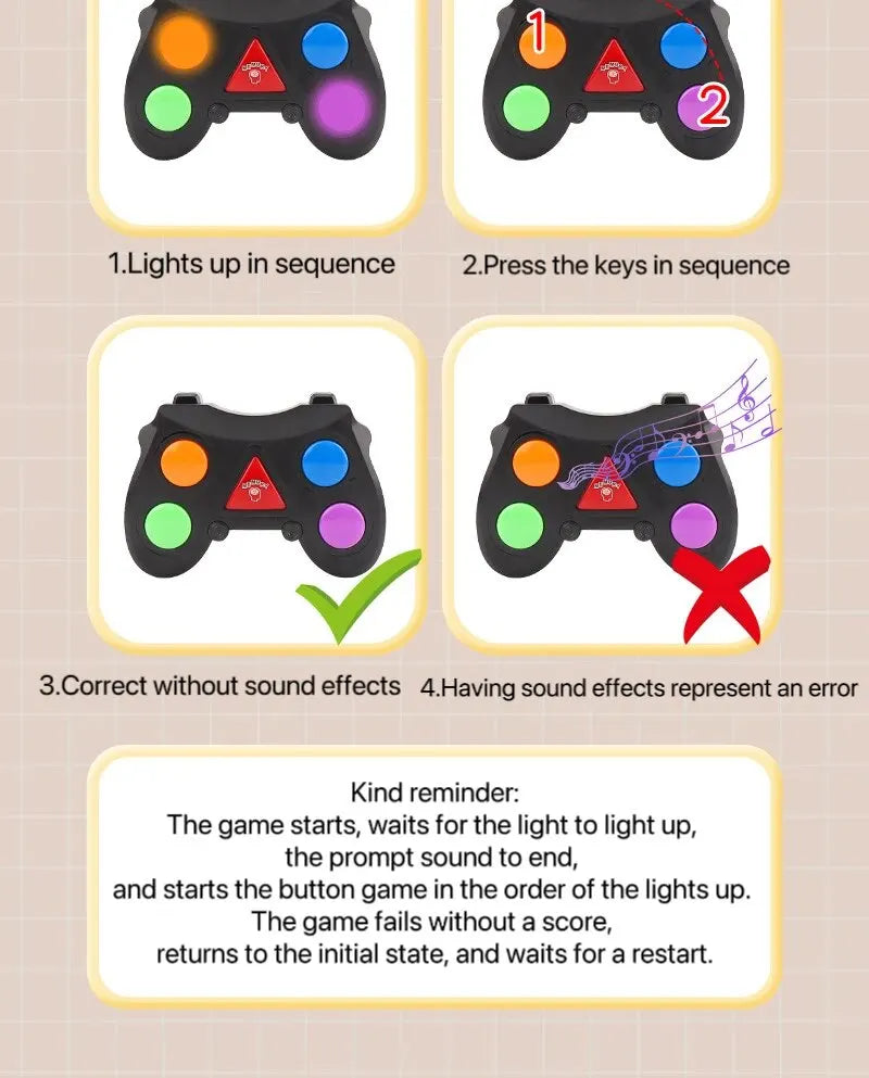 Square Memory Training Gaming Machine