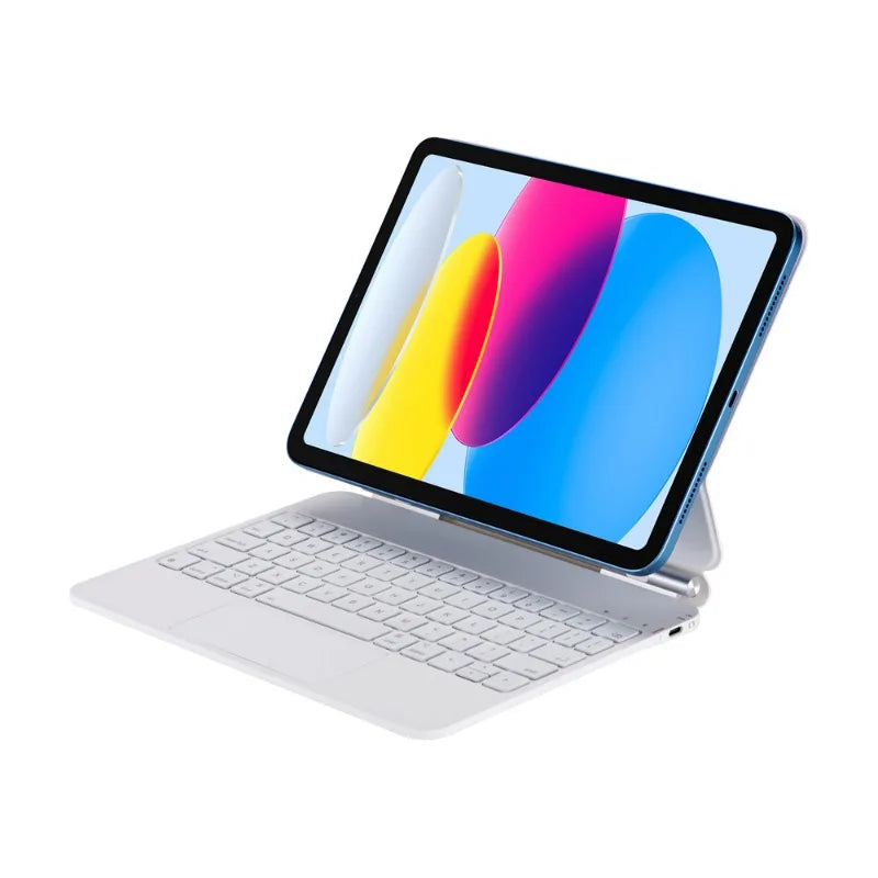 Magic Keyboard for iPad 11 Case A16 11th Generation 2025 11 inch Multi-touch Trackpad Smart Backlit Rechargeable Keyboard