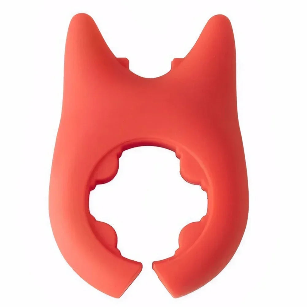 Multifunctional Spatula Holder Anti Scalding and Overflow Silicone Spoon Holder Clip Creative Integrated Devil Cooking Pot Clip