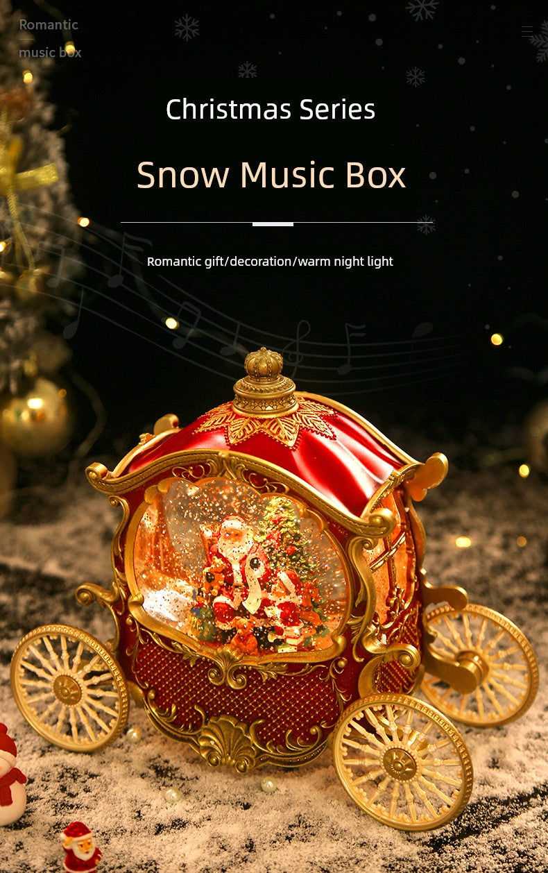 Christmas Tree Decoration Scene Decoration Decoration Elderly Snowflake Desktop Small Night Lamp Kids Gift Decoration Atmosphere