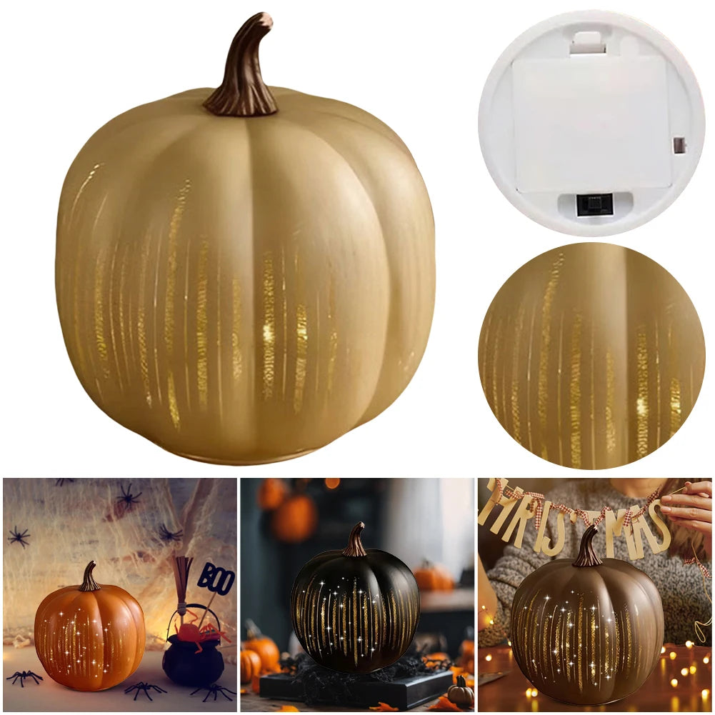 Halloween Pumpkins Lamp LED Lights Twinkle Light Fairy Lights Holiday Lighting Pumpkin Light Home Decoration Halloween Decoratio