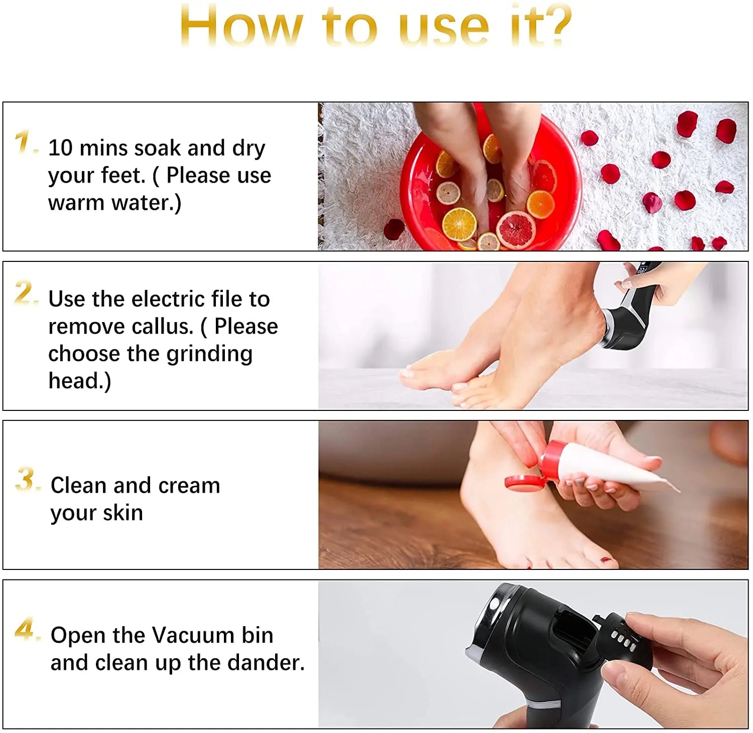 Pedicure Machine Callus Remover Pedicure Tools Professional Foot Dead Skin Remover Foot Grinder Electric Foot Grinder Elec