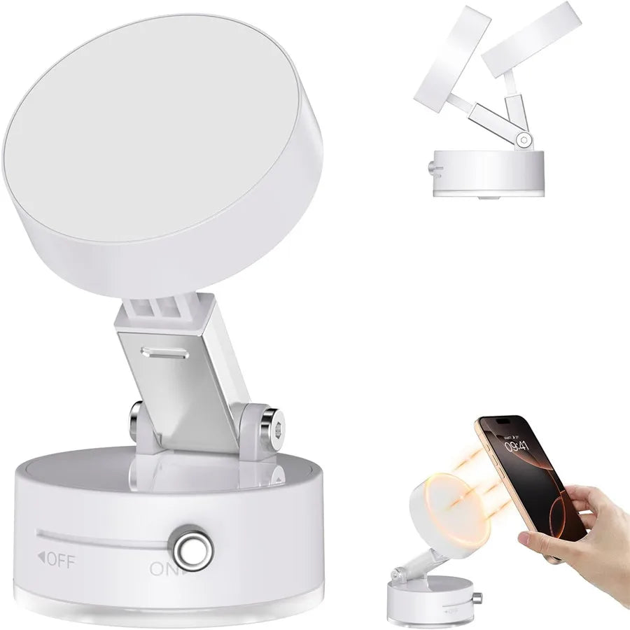 Vacuum Car  Magnetic Phone Holder Suction Cup Adjustable Phone Stand for iphone 16 pro Foldable Cell Navigation Support Bracket