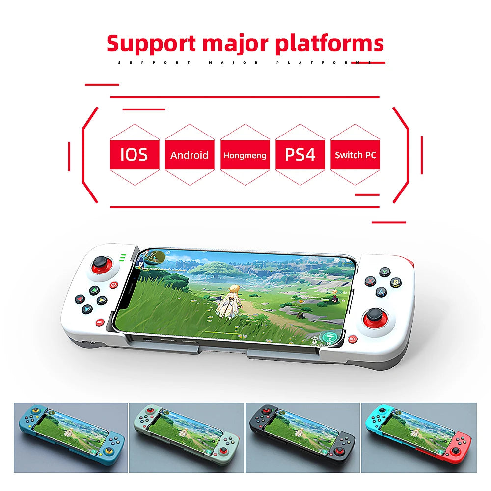Cell Phone Gamepad Joystick For iPhone Android Control Bluetooth Controller Trigger Pubg Mobile Game Pad Gaming Cellphone Mando