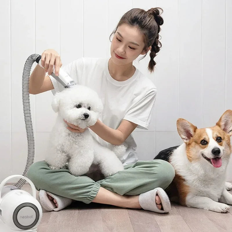Pet Hair Trimmer  Pet Grooming Instrument Comb, Shave and All-in-one Multifunctional Cleaning Machine Dog and Cat Comb