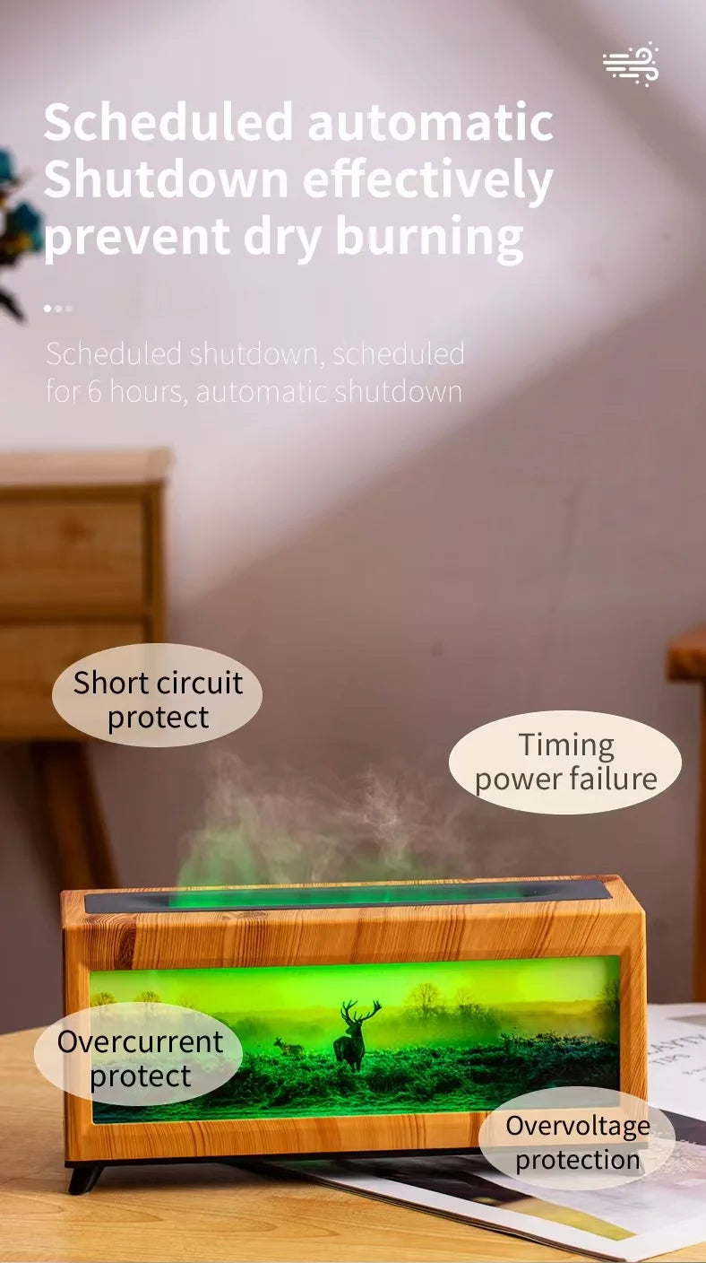 Christmas Elk Aromatherapy Machine, Intelligent Timed Power Off, Remote Control, Fine Mist Essential Oil Diffuser Humidifier