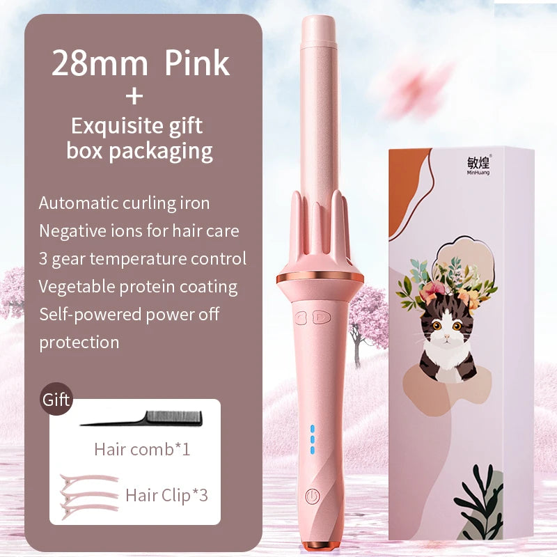 Automatic Hair Curler 28mm/32mm Large Wave Curling Iron Anion Fast Heating Professional Styling Curlers Curling Wand Hair Waver