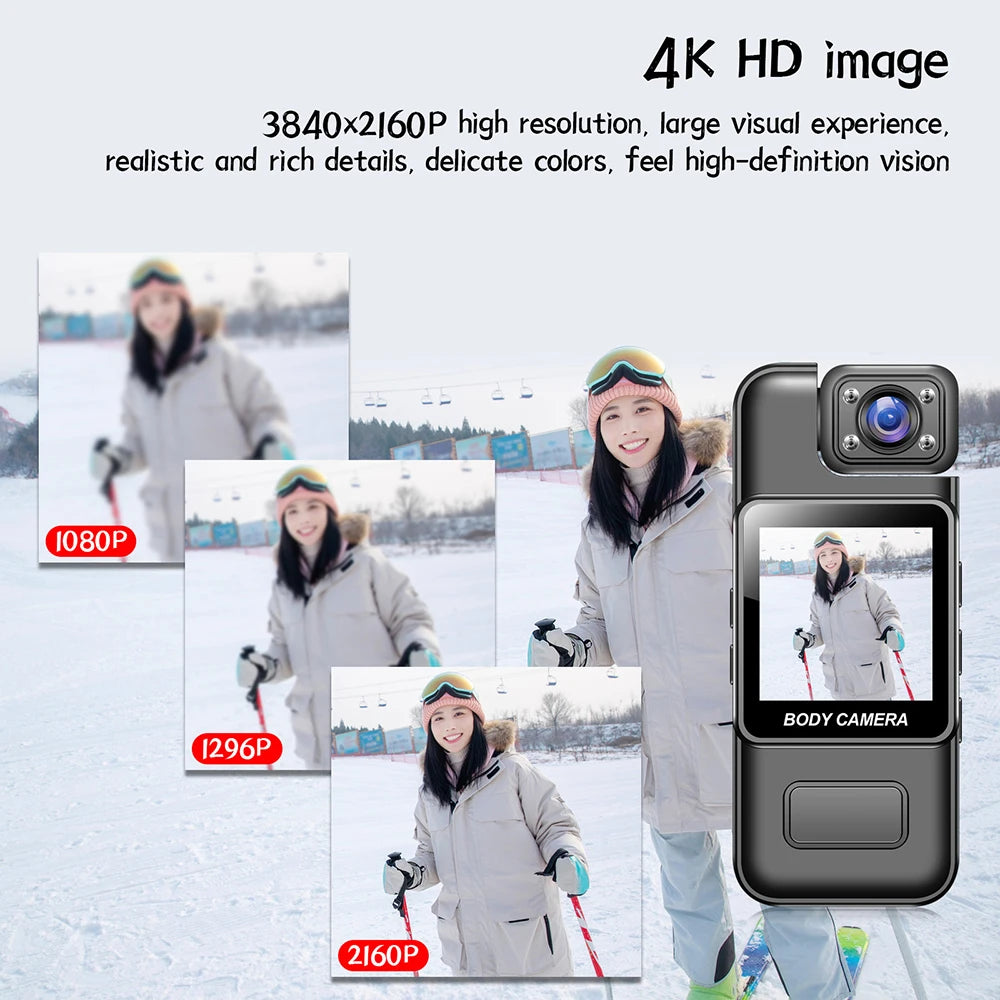 Ultra HD 4K WiFi Mini Camera Portable Digital Video Recorder Police BodyCam Infrared Night Vision Sports DV Riding Camcorder 카메라