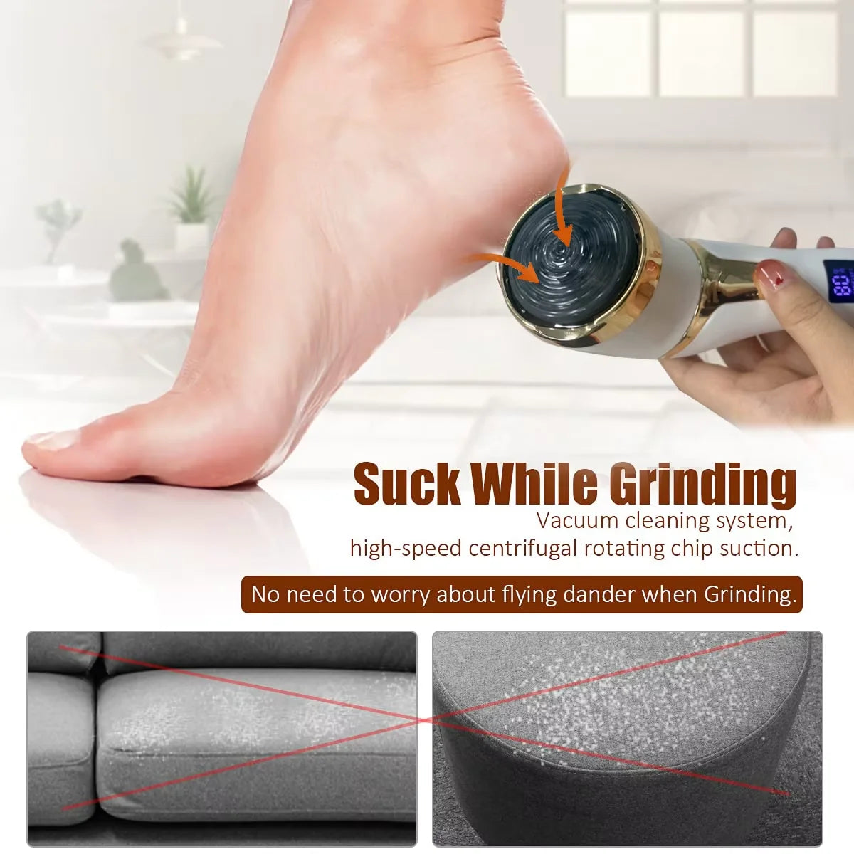 Pedicure Machine Callus Remover Pedicure Tools Professional Foot Dead Skin Remover Foot Grinder Electric Foot Grinder Elec