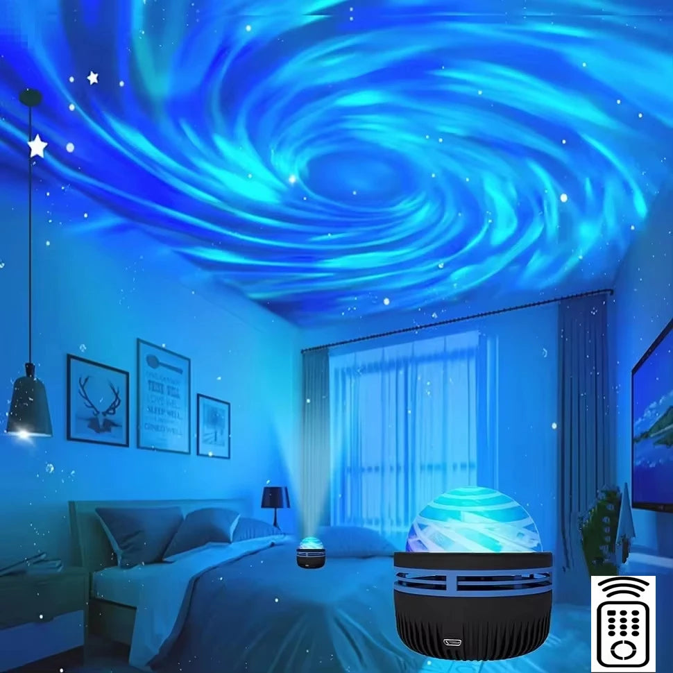 Galaxy Projector Water Ocean Wave