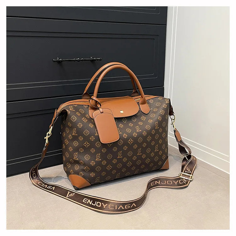 2025 New Large-Capacity Portable Tote Bag — Fashionable, Leisure & Travel-Ready, Versatile Shoulder/Crossbody Bag for Women