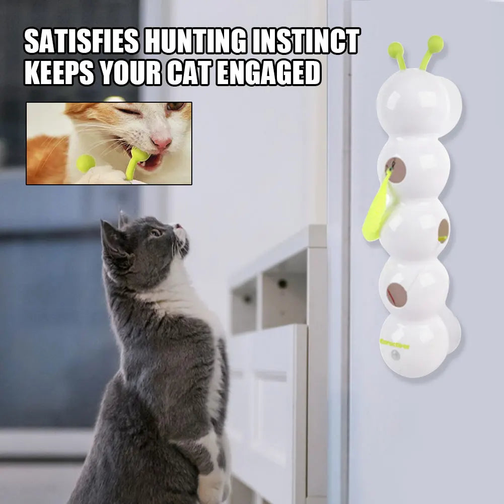 Creative Cat Teasing Stick ABS Durable Scratch Resistant Intelligent Sensing Interactive Cat Toy Rechargeable Auto Motion Toys