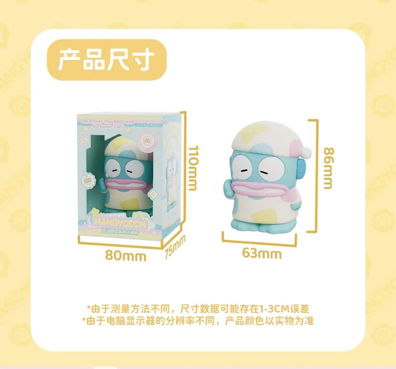 Genuine Sanrio Hangyodon Life Diary Series Light Night Blind Box Toys Anime Hangyodon Ugly Fish Girls Room Night Lamp Decor Gift