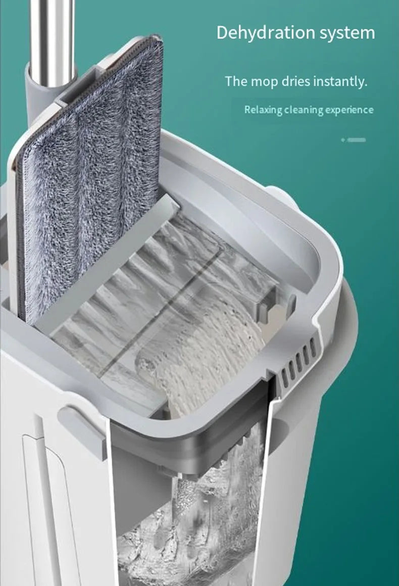 New Set Strong Cleaning Ablity Microfiber Mat Mop 360° Rotation Home Floor Kitchen Cleaning Tools Sleaning Bucket Cleaning Cloth