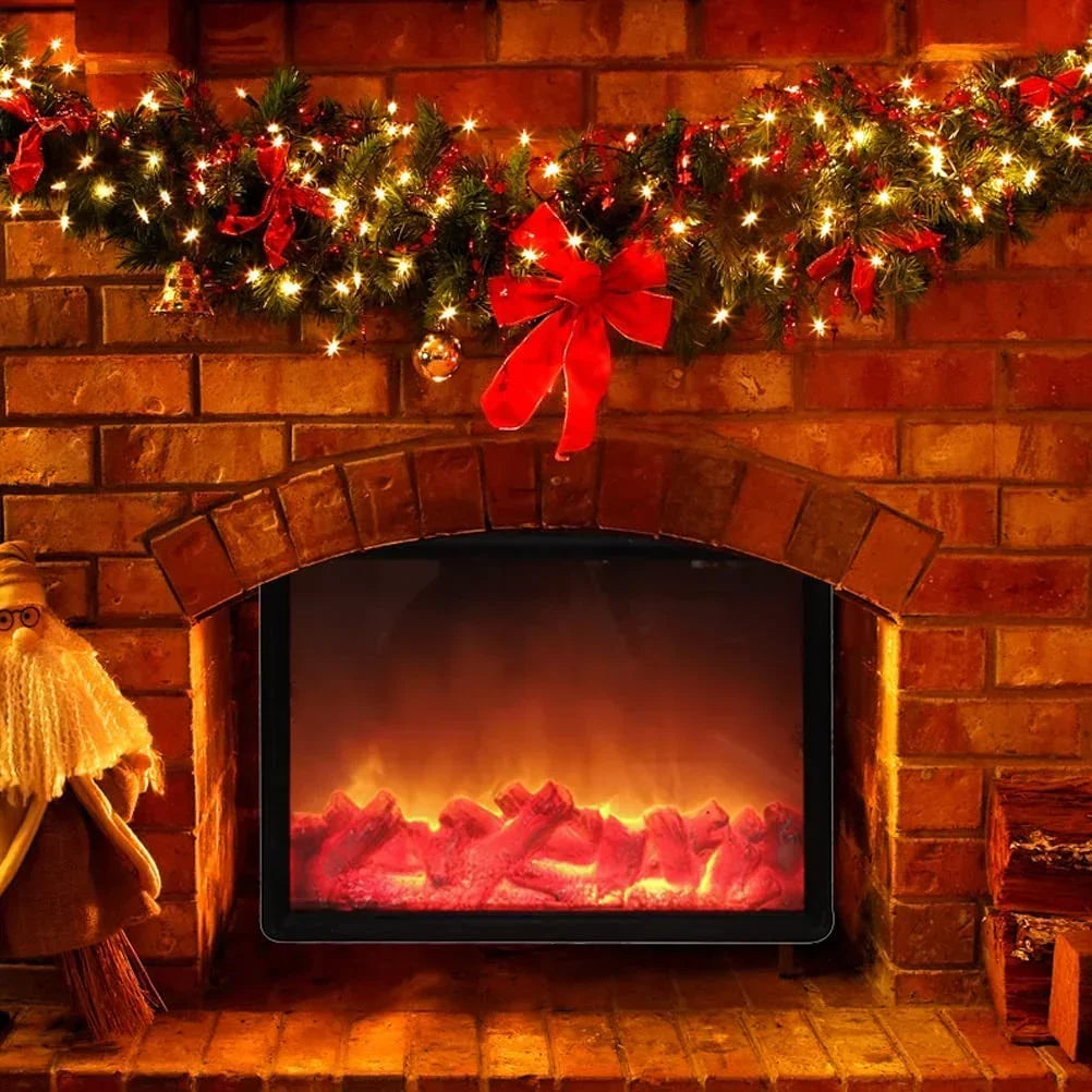 Christmas LED Flame Lamps Simulated Fireplace Light Lamps Flame Effect Light For Outdoor Indoor Table Window Terrace