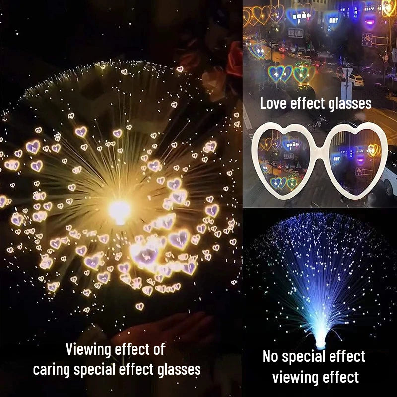 Colorful Fiber Optic Lamp LED Starlight Atmosphere Light Color Changing Crystal Night Light Wedding Party Christmas Decor Lamp