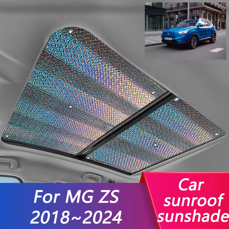 2x Sunroof Sunshade for MG ZS MGZS 2018~2024 2023 2022 2020 Car Sunroof Sunshade Window Sun Shade Stickers Parts Car Sun Visor